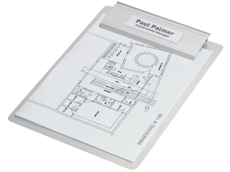 Portaetichette adesivi DURABLE POCKETFIX® 3,2x10,4 cm trasparente conf. 10 pezzi - 807319