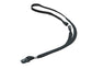 Cordoncino per portabadge DURABLE tessuto nero 10mm x 44cm  conf. 10 - 811901