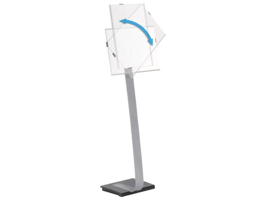Espositore da terra DURABLE INFO SIGN A3  argento metallizzato - 481323