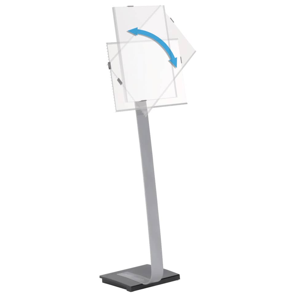 Espositore da terra DURABLE INFO SIGN A3  argento metallizzato - 481323