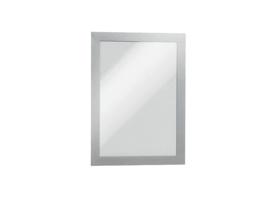 Cornici con pannello magnetico DURABLE DURAFRAME® A5 argento metallizzato 236x176mm conf. 2 - 487123