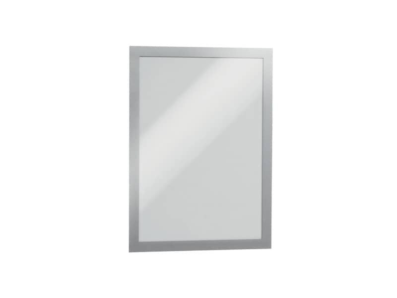 Cornici con pannello magnetico DURABLE DURAFRAME® A4 argento 236x323mm conf. 2 - 487223