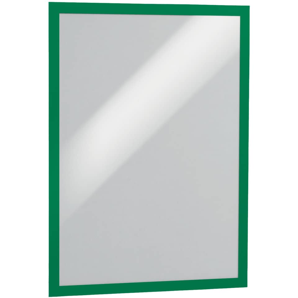 Cornici con pannello magnetico DURABLE DURAFRAME® A3 verde 325x445mm conf. 2 - 487305