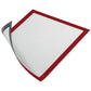 Cornici con pannello magnetico DURABLE DURAFRAME® MAGNETIC A4 PVC rigido rosso 236x323 mm  conf. 5 - 486903