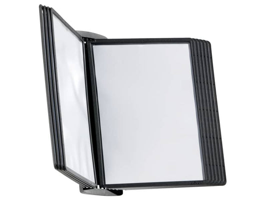Leggio da parete DURABLE SHERPA® STYLE WALL 10 pannelli A4 nero 585401