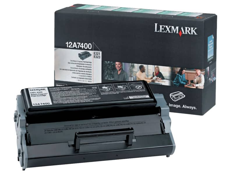 Toner return program Lexmark nero  12A7400