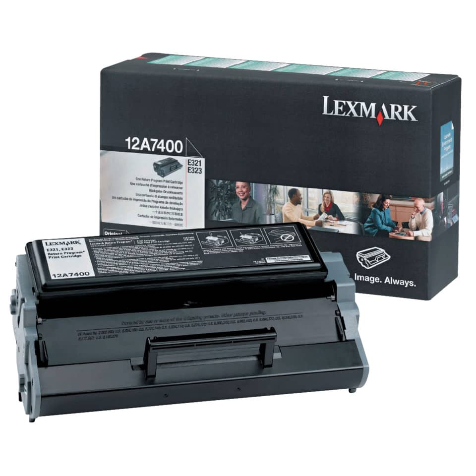 Toner return program Lexmark nero  12A7400