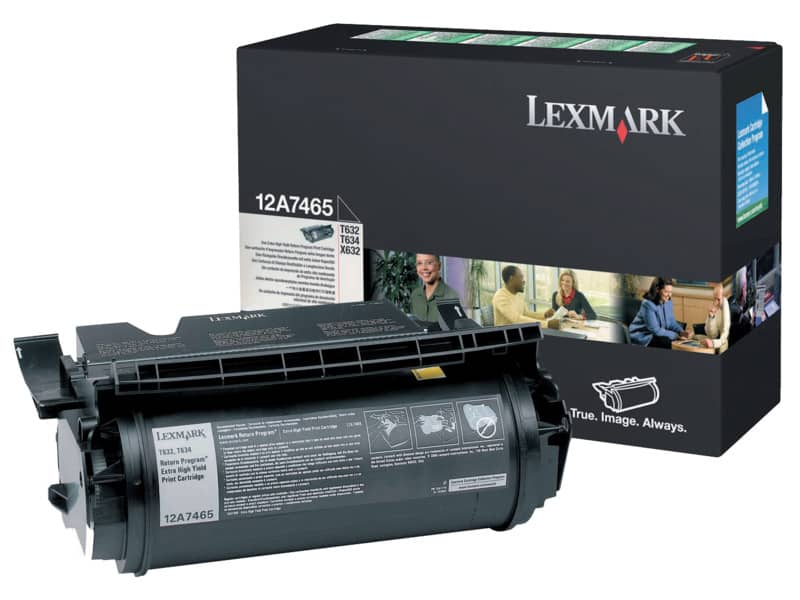 Toner return program Lexmark nero  12A7400