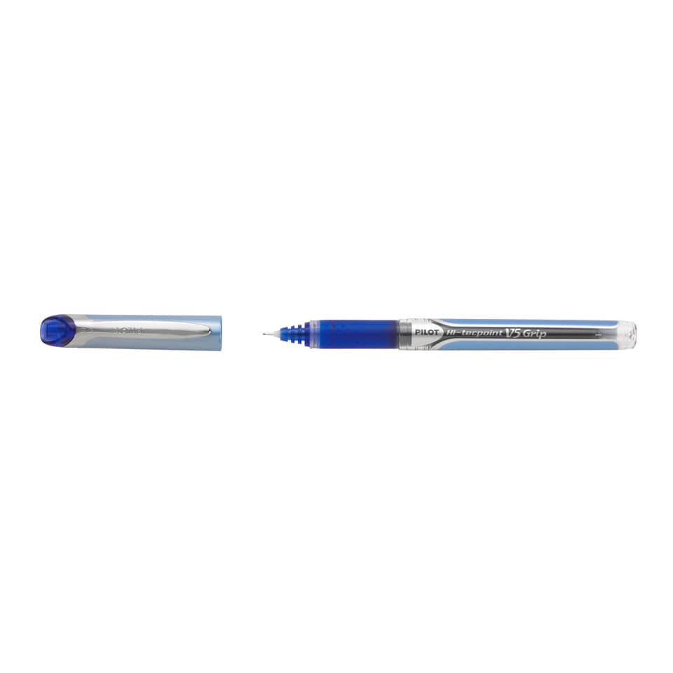 Penne a sfera con cappuccio Pilot Hi-Tecpoint V5 Grip 0,5 mm blu 6731