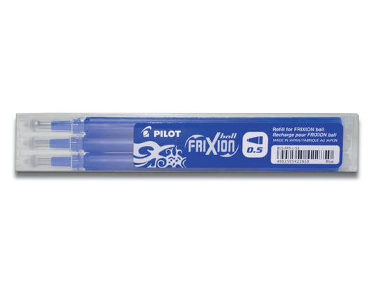 Refill sfera Pilot Frixion Ball 0,5 mm blu Set 3 pezzi -6571