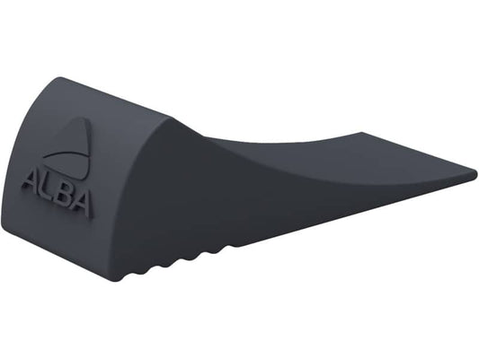 Fermaporta ALBA Doorpop design originale e base antiscivolo PVC nero ad incastro 12x4,5x3,3 cm - DOORPOP1 N