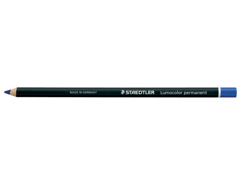 Matita vetrografica Staedtler Lumocolor Permanent Glasochrom 108 20 blu 108 20-3
