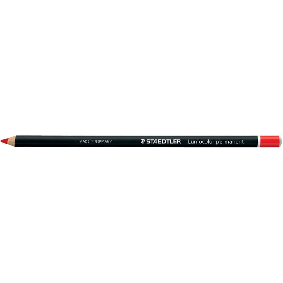 Matita vetrografica Staedtler Lumocolor Permanent Glasochrom 108 20 rosso 108 20-2