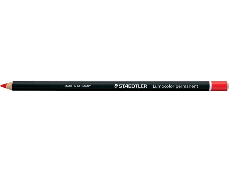 Matita vetrografica Staedtler Lumocolor Permanent Glasochrom 108 20 rosso 108 20-2