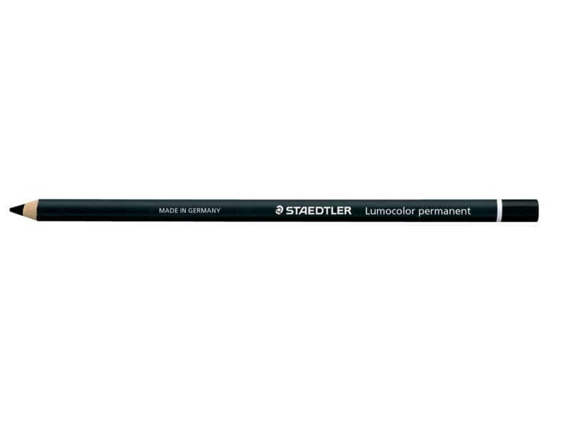Matita vetrografica Staedtler Lumocolor Permanent Glasochrom 108 20 nero 108 20-9