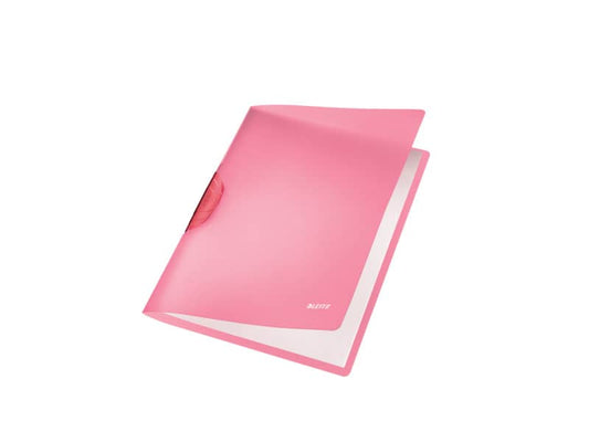 Cartelline di archiviazione con clip max 30 fogli Leitz COLOR CLIP Rainbow in PPL A4 rosso - 41760125
