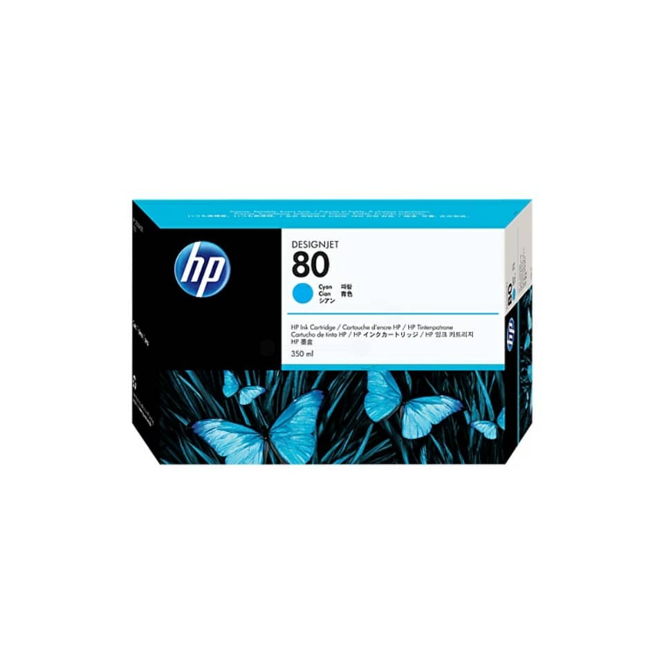 Cartuccia inkjet alta capacità 80 HP ciano C4846A