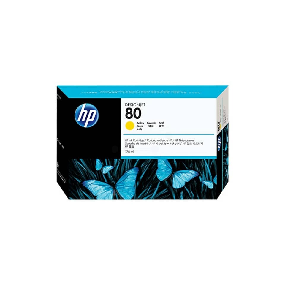 Cartuccia inkjet 80 HP giallo standard C4873A