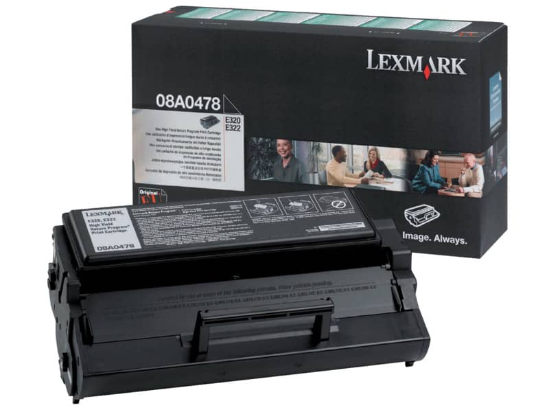 Toner alta resa return program Lexmark nero 08A0478