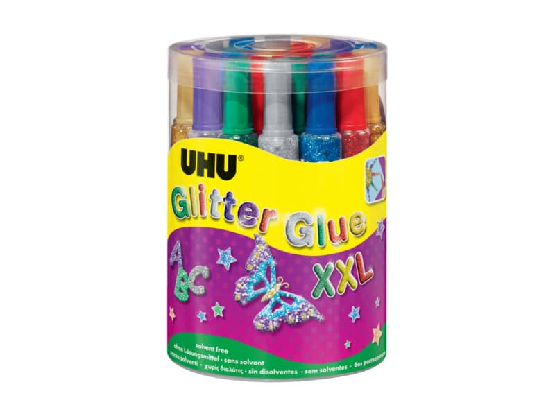 Colla Glitter Uhu 20 ml  Conf. 24 pezzi - D1553