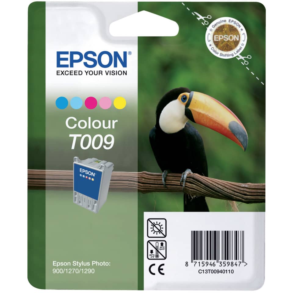 Cartuccia inkjet blister senza allarme Epson 5 colori C13T00940110