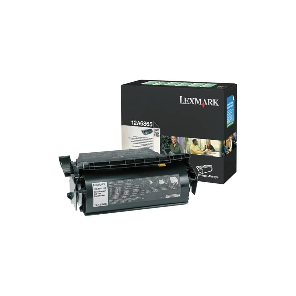 Toner alta resa return program Lexmark nero 12A6865