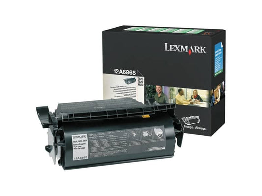 Toner alta resa return program Lexmark nero 12A6865