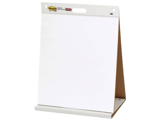 Lavagna da tavolo Post-it® Super Sticky 58,4 cm x 50,8 cm bianco 1 blocco da 20 fogli - 563R