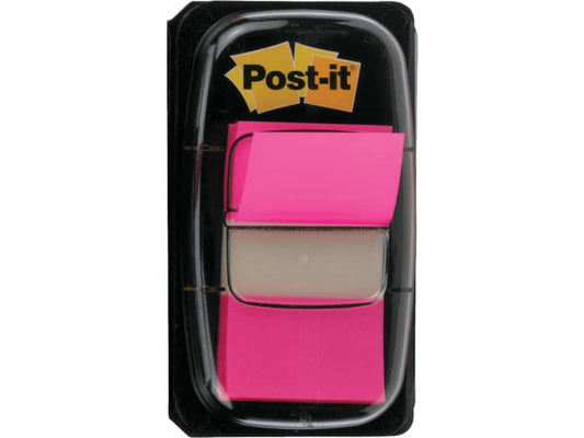 Segnapagina removibili Post-it® Index Medium con dispenser rosa vivace 50 segnapagina - 680-21