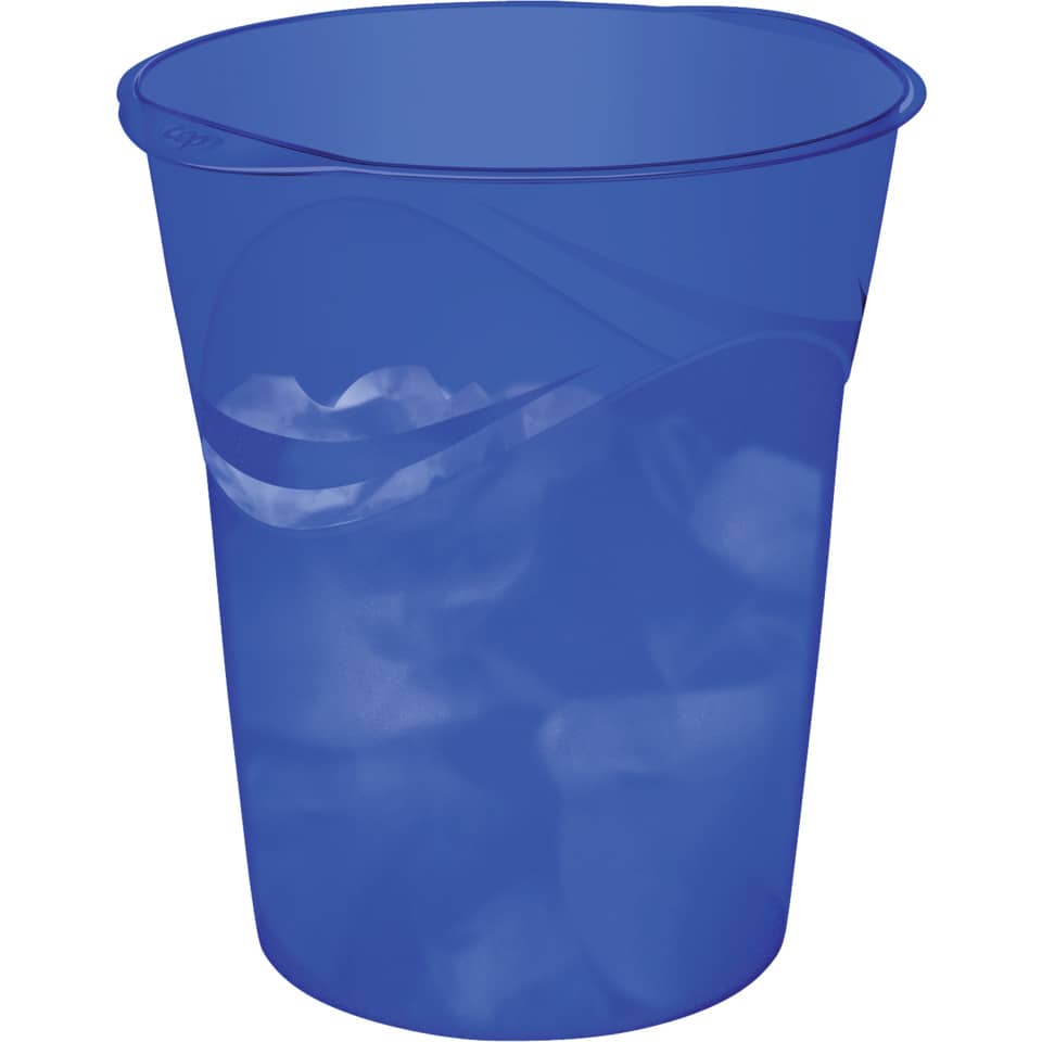 Cestino CepPro Happy 14L CEP in polipropilene con bordo curvo per facile accesso blu elettrico - 1002800721