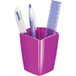 Portapenne CepPro Gloss CEP in polistirene con 2 scomparti rosa 7,4x7,4x9,5 cm - 1005300371