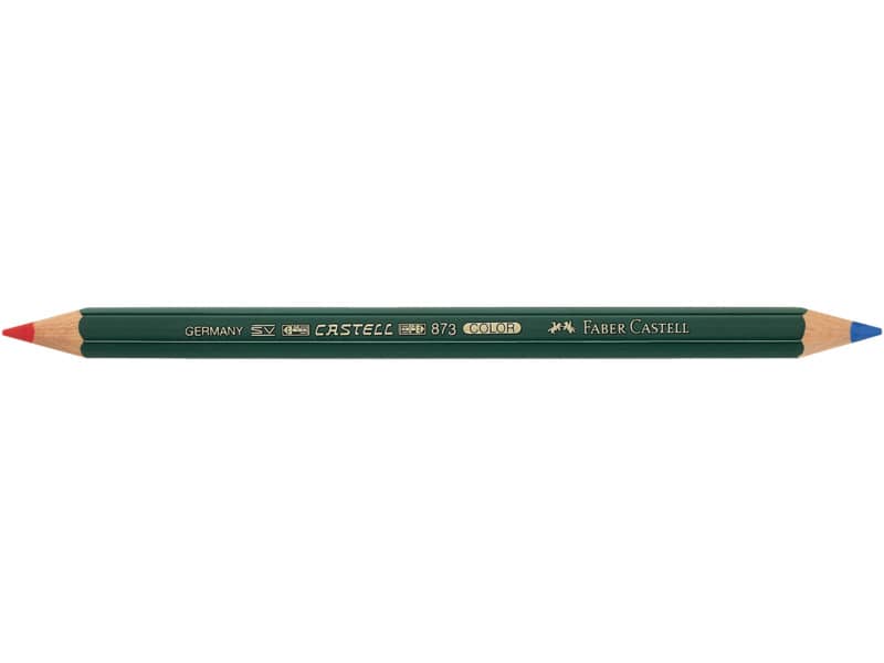 Matita bicolore Faber-Castell CASTELL Color 873 rossa e blu 117500