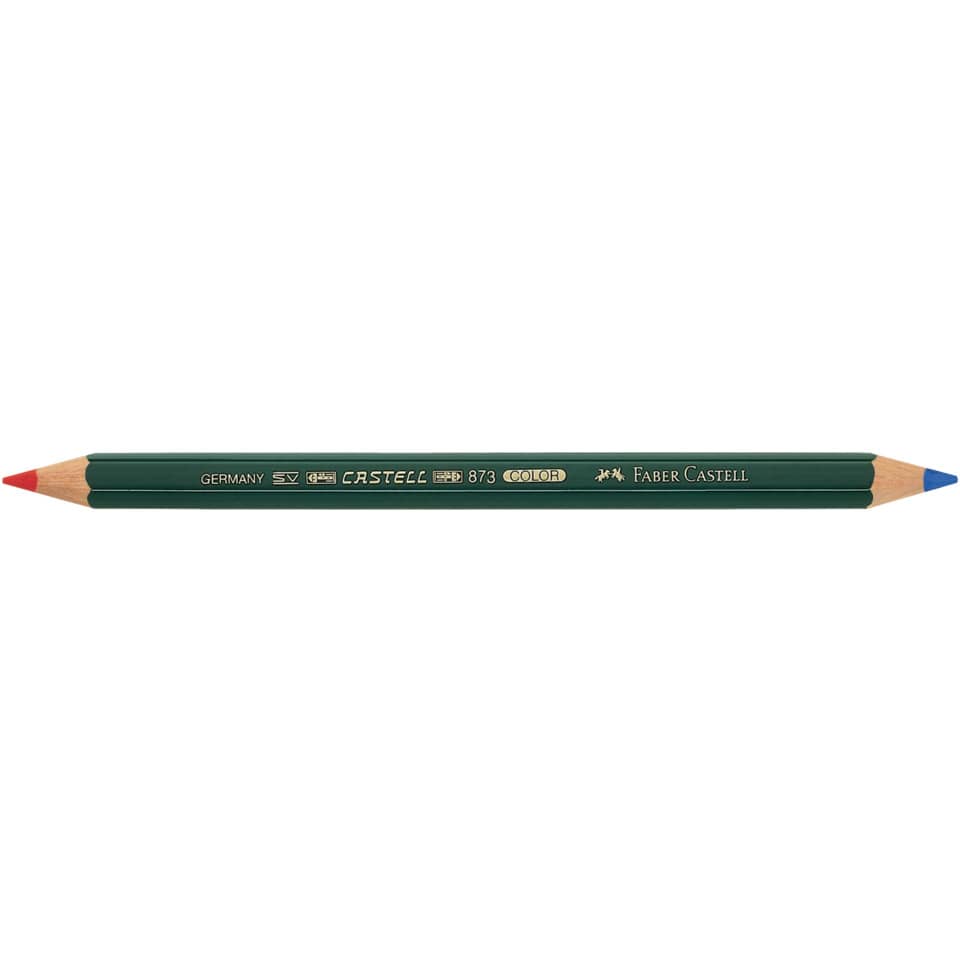 Matita bicolore Faber-Castell CASTELL Color 873 rossa e blu 117500