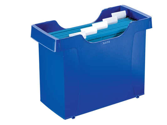 Portacartelle sospese Leitz Mini File Plus in polistirolo A4 blu 19930335
