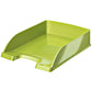 Vaschetta portacorrispondenza Plus Leitz WOW in polistirolo A4 verde metallizzato 52263064