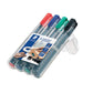 Marcatori punta a scalpello Staedtler Lumocolor permanent marker 350 astuccio da 4 pezzi - 350 WP4