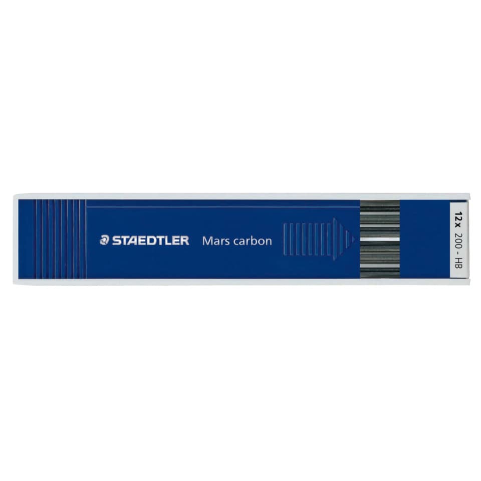 Mine Staedtler Mars Carbon 200 B  Astuccio da 12 - 200-B