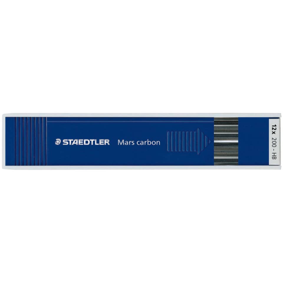 Mine Staedtler Mars Carbon 200 H  astuccio da 12 - 200-H