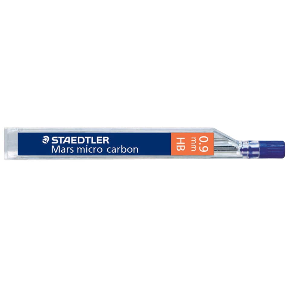 Mine sottili Staedtler Mars micro carbon 250 B 0,9 mm confezione da 12 pezzi - 250 09-B