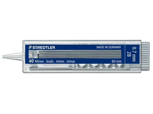 Mine sottili Staedtler Mars Micro Carbon 255 2B 0,7 mm astuccio da 40 pezzi - 255 07-2B