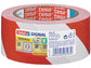 Nastro segnaletico tesa Signal Universale OPP adesivo acrilico 50mm x 66m rosso-bianco - 58134-00000-00