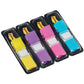 Segnapagina removibili Post-it® Index Mini con dispenser vivaci assortiti 4 confezioni da 35 - 683-4AB