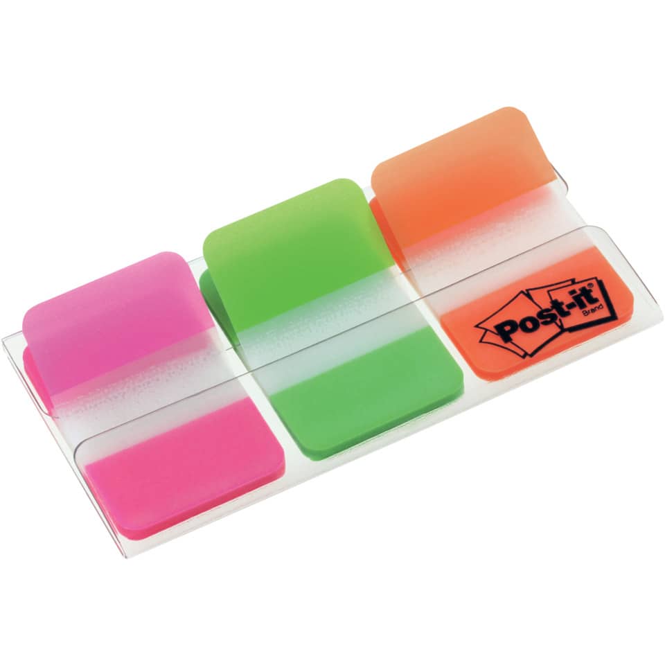 Segnapagina removibii Post-it® Index Strong colori vivaci 3 blocchetti da 22 - 686-PGOEU