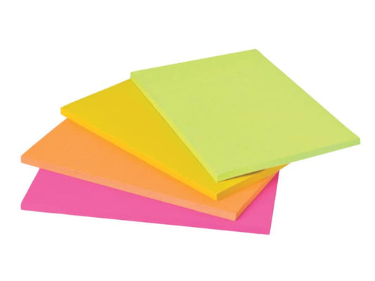 Foglietti riposizionabili Post-it® Super Sticky Meeting Notes Large assortiti conf. 4 blocchetti da 45 ff - 6845-SS EU