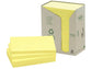 Foglietti Post-it® Notes Giallo 76x127mm carta riciclata torre da 16 blocchetti da 100 ff - 655-1T