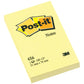 Foglietti riposizionabili classici Post-it® Notes 51x76 mm 100 ff Giallo Canary™  conf. da 12 - 656