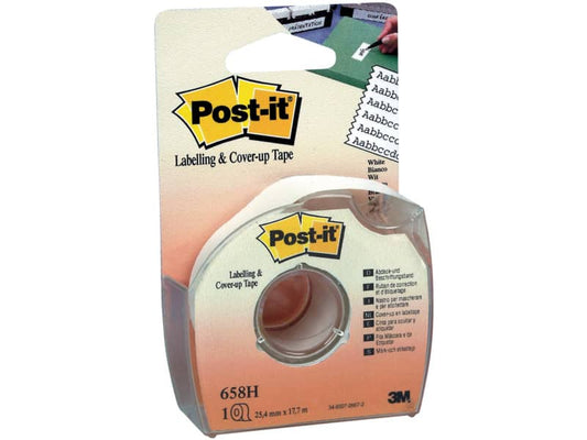 Nastro adesivo per correzione Post-it® Cover Up in carta removibile 8 righe - 658H