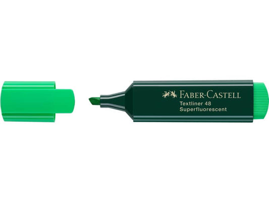 Evidenziatore Faber-Castell Textliner 48 Refill tratto 1-2-5 mm verde 154863