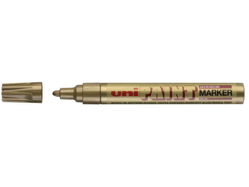 Marcatore permanente PAINT punta tonda 2,8 mm ORO M PX20 ORO