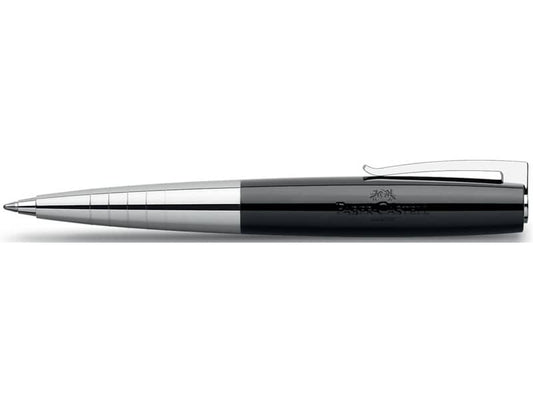 Penne a sfera Faber-Castell Loom Piano B fusto finiture resina nera 149310